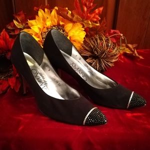 A'mano Black Dress Heels - Size 8N